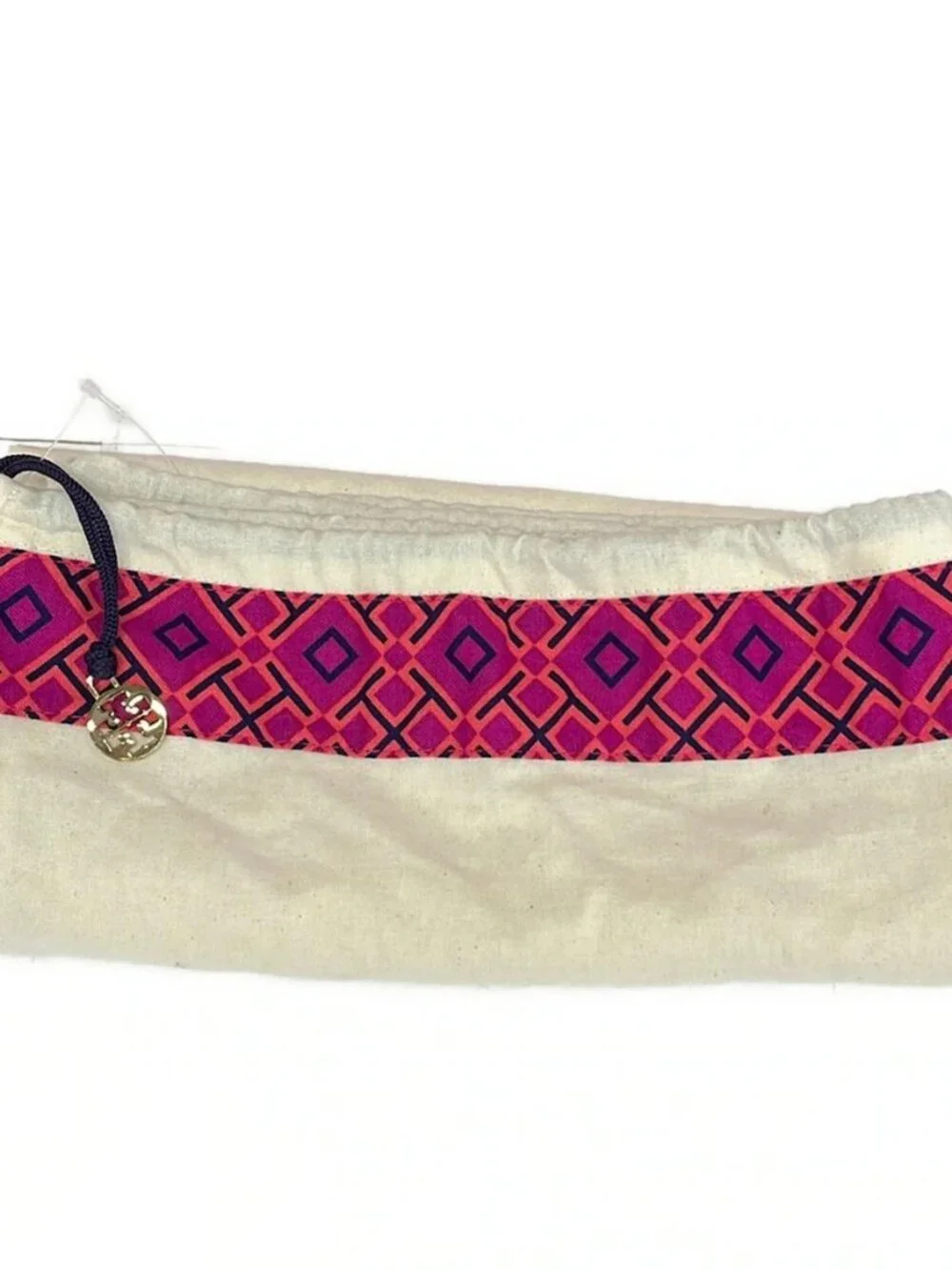 TORY BURCH Bordeaux Leather Shoulder Bag